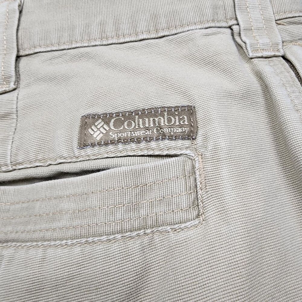 Columbia ROC Mens 40 Beige Pants 100% Cotton Outdoor Hiking Utility Casual Wear - Picture 6 of 10